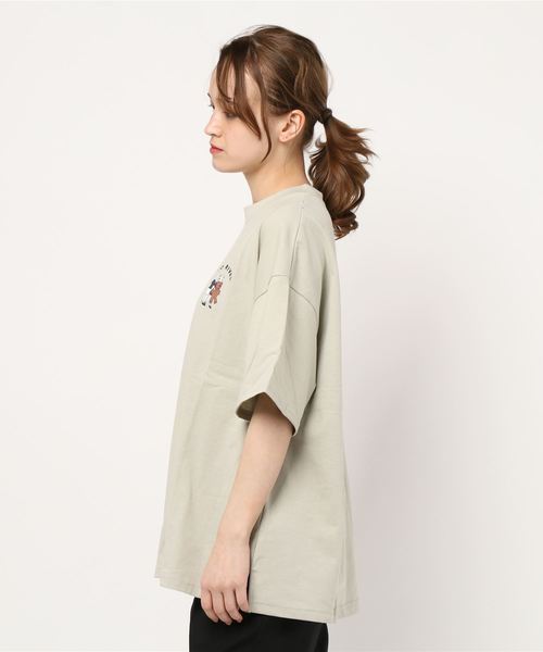 SpRay(スプレイ)の「インベーダー BIG Tシャツ(Tシャツ/カットソー・レディース・オフホワイト/アイボリー/スミクロ/ミント/ラベンダー・FREE)」の6枚目の写真