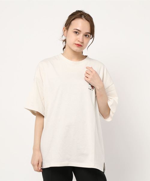 SpRay(スプレイ)の「インベーダー BIG Tシャツ(Tシャツ/カットソー・レディース・オフホワイト/アイボリー/スミクロ/ミント/ラベンダー・FREE)」の16枚目の写真