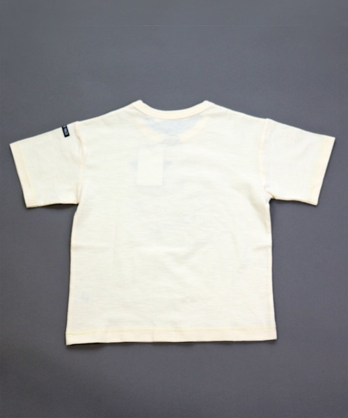 SMILEY FACE(スマイリーフェイス)の「SMILEY FACE/スマイリーフェイス ビックシルエットTシャツ(Tシャツ/カットソー・キッズ・チャコールグレー/ダークグリーン/オフホワイト/スモークピンク/テラコッタ・90cm/110cm/100cm/120cm/130cm/140cm)」の9枚目の写真