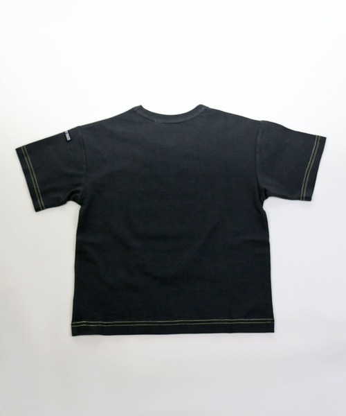 SMILEY FACE(スマイリーフェイス)の「SMILEY FACE/スマイリーフェイス ビックシルエットTシャツ(Tシャツ/カットソー・キッズ・チャコールグレー/ダークグリーン/オフホワイト/スモークピンク/テラコッタ・90cm/110cm/100cm/120cm/130cm/140cm)」の13枚目の写真