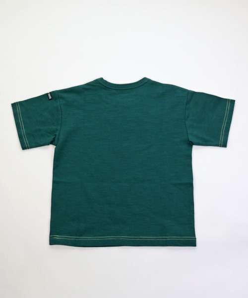 SMILEY FACE(スマイリーフェイス)の「SMILEY FACE/スマイリーフェイス ビックシルエットTシャツ(Tシャツ/カットソー・キッズ・チャコールグレー/ダークグリーン/オフホワイト/スモークピンク/テラコッタ・90cm/110cm/100cm/120cm/130cm/140cm)」の22枚目の写真