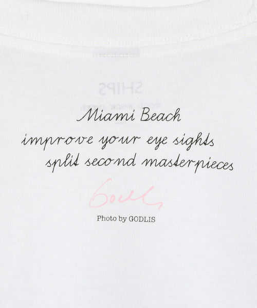 SHIPS（シップス）の「GOODSPEEDフォトTee【GODLIS】（Tシャツ/カットソー・レディース・ダークグレー/ブラック/ホワイト/ライトホワイト・ONE SIZE）」の10枚目の写真