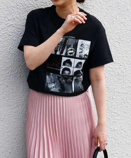 SHIPS（シップス）の「GOODSPEEDフォトTee【GODLIS】（Tシャツ/カットソー・レディース・ダークグレー/ブラック/ホワイト/ライトホワイト・ONE SIZE）」の12枚目の写真