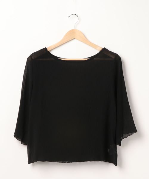 archives(アルシーヴ)の「シアー楊柳シフォンブラウス(シャツ/ブラウス・レディース・ブラック/アイボリー/ピンク・MEDIUM)」の3枚目の写真