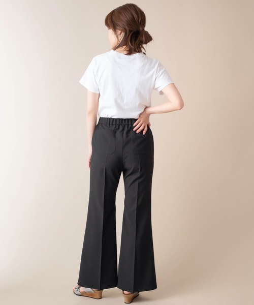 La SRIC(ラスリック)の「La SRIC/センタープレスフレアパンツ(その他パンツ・レディース・モカ/テラコッタ/バーガンディー/ブラック・MEDIUM)」の19枚目の写真