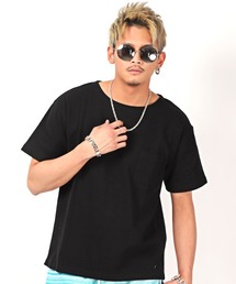 鹿の子ジャガード半袖Tシャツ