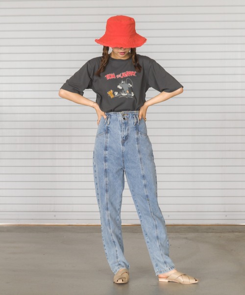 SpRay（スプレイ）の「リバーシブルフリンジバケットＨＡＴ（ハット・レディース・ブラック/ベージュ/ブラウン/オレンジ/レンガ/マスタード・FREE）」の17枚目の写真