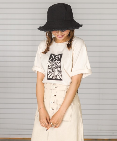 SpRay（スプレイ）の「リバーシブルフリンジバケットＨＡＴ（ハット・レディース・ブラック/ベージュ/ブラウン/オレンジ/レンガ/マスタード・FREE）」の21枚目の写真