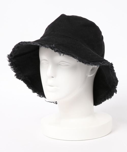 SpRay（スプレイ）の「リバーシブルフリンジバケットＨＡＴ（ハット・レディース・ブラック/ベージュ/ブラウン/オレンジ/レンガ/マスタード・FREE）」の22枚目の写真