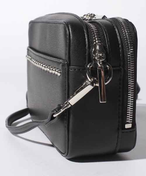 INTERPLANET(インタープラネット)の「スタッズウォレットショルダーBAG(ショルダーバッグ・レディース・ブラック/ベージュ・フリー)」の8枚目の写真