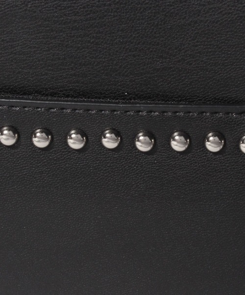 INTERPLANET(インタープラネット)の「スタッズウォレットショルダーBAG(ショルダーバッグ・レディース・ブラック/ベージュ・フリー)」の10枚目の写真