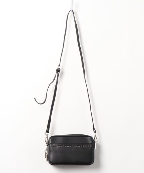 INTERPLANET(インタープラネット)の「スタッズウォレットショルダーBAG(ショルダーバッグ・レディース・ブラック/ベージュ・フリー)」の6枚目の写真