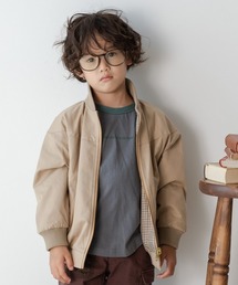 MAKE YOUR DAY（メイクユアデイ）の「スウィングトップ風リバーシブルブルゾン■80～140cm（ブルゾン・キッズ）」