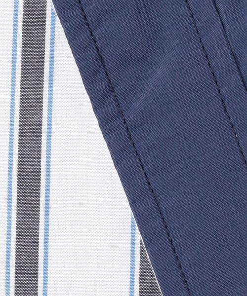 J.PRESS（ジェイプレス）の「【リバーシブル】リブカラー ストライプシャツブルゾン（シャツ/ブラウス・メンズ・ホワイト系1/ベージュ系1/ネイビー系1・MEDIUM/LARGE/X-LARGE）」の5枚目の写真