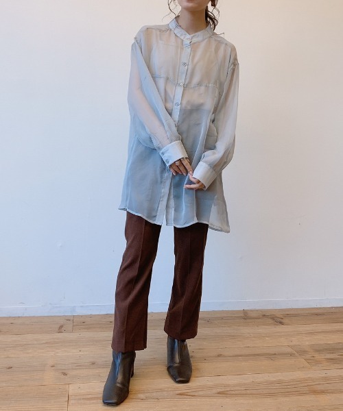 VANNIE U（ヴァニーユー）の「カラーフレアパンツ【Sサイズ展開あり】（その他パンツ・レディース・ベージュ/チョコ/グリーン・FREE/SMALL）」の18枚目の写真