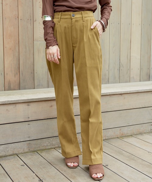 VANNIE U（ヴァニーユー）の「カラーフレアパンツ【Sサイズ展開あり】（その他パンツ・レディース・ベージュ/チョコ/グリーン・FREE/SMALL）」の21枚目の写真