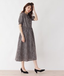 DRESKIP | 【M-L/骨格診断】単品フラワーバンドカラーワンピース(ワンピース)