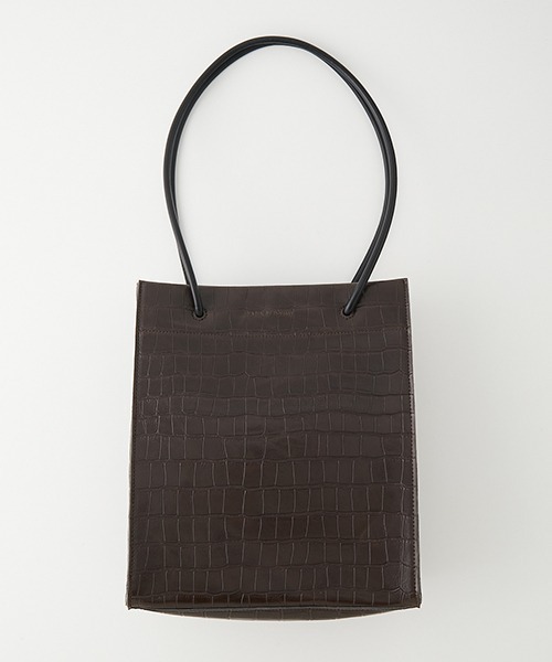 AZUL by moussy(アズールバイマウジー)の「【新色追加】NARROW HANDLE SHOPPER BAG/ナローハンドルショッパーバッグ(ショルダーバッグ・レディース・グレー系その他/ホワイト/ブラック/ベージュ/ブラウン系その他/グリーン系その他2/ベージュ系その他/ブラウン系その他2・FREE)」の5枚目の写真