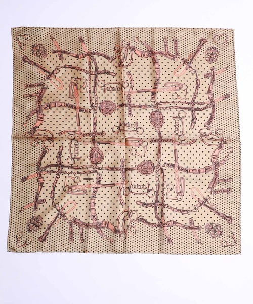 manipuri（マニプリ）の「【manipuri(マニプリ)】スカーフ　dot_bit 65×65（バンダナ/スカーフ・レディース・ブラック/ベージュ/レッド・FREE）」の5枚目の写真