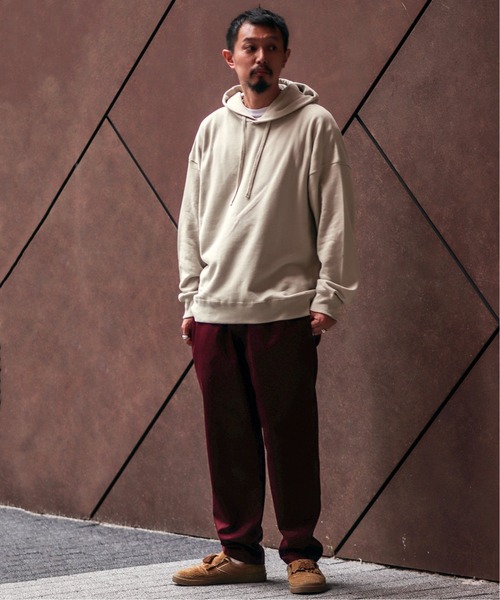 JOURNAL STANDARD relume(ジャーナルスタンダード レリューム)の「【20FW】CALIFORNIA UPCYCLE パーカー(パーカー・メンズ・ベージュ/ネイビー/イエロー・MEDIUM/LARGE)」の4枚目の写真