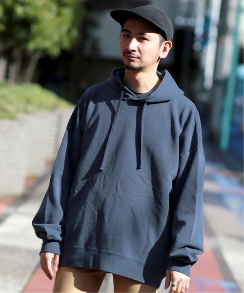 JOURNAL STANDARD relume(ジャーナルスタンダード レリューム)の「【20FW】CALIFORNIA UPCYCLE パーカー(パーカー・メンズ・ベージュ/ネイビー/イエロー・MEDIUM/LARGE)」の16枚目の写真