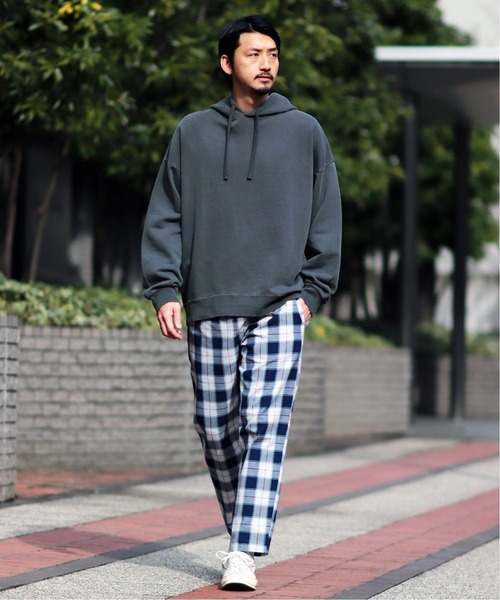 JOURNAL STANDARD relume(ジャーナルスタンダード レリューム)の「【20FW】CALIFORNIA UPCYCLE パーカー(パーカー・メンズ・ベージュ/ネイビー/イエロー・MEDIUM/LARGE)」の7枚目の写真