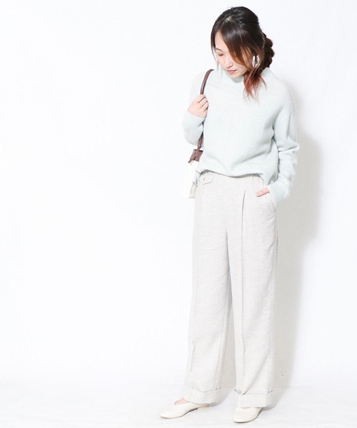ONIGIRI(オニギリ)の「ワイドパンツ(その他パンツ・レディース・ブラウン/グレー・MEDIUM/LARGE/SMALL)」の13枚目の写真