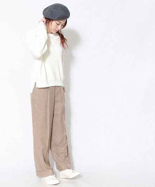 ONIGIRI(オニギリ)の「ワイドパンツ(その他パンツ・レディース・ブラウン/グレー・MEDIUM/LARGE/SMALL)」の14枚目の写真