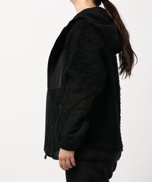 Scye（サイ）の「【Scye】ウールフリース ジップアップパーカー WOMEN 