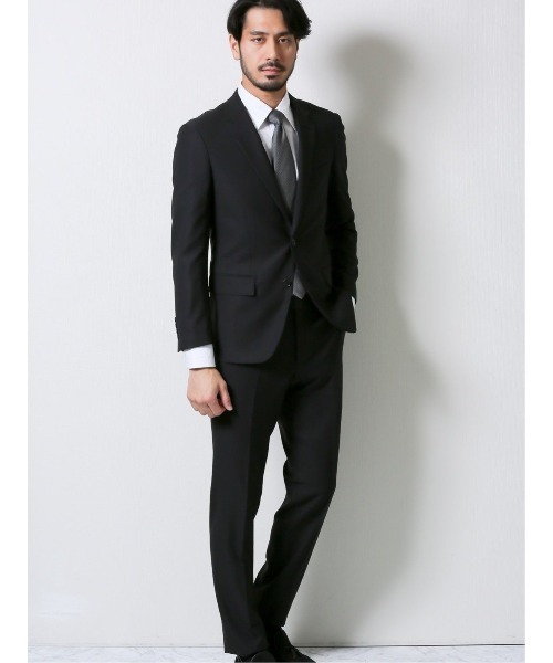 タカキューメンズ Taka Q Men ストレッチウォッシャブル Taka Q タカキュー のスーツセット タカキューメンズ Taka Q Men Taka Q タカキュー のファッション スーツセット 黒無地2ピースビジネスセットアップスーツ を購入できます Taka Q 黒