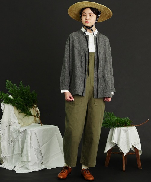 Malle（マル）の「malle Linen先染めワッシャー 炭鉱夫のワーク