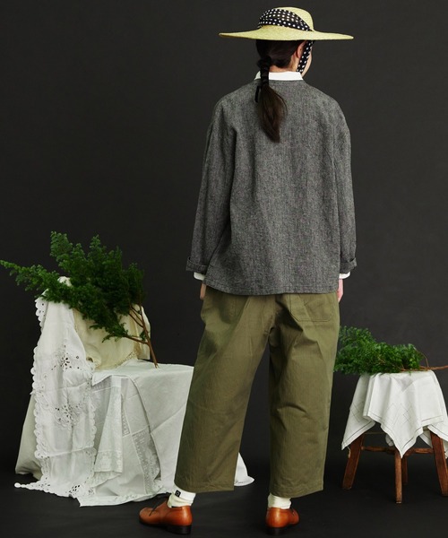 Malle（マル）の「malle Linen先染めワッシャー 炭鉱夫のワーク