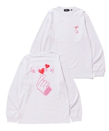 XLARGE（エクストララージ）の「L/S TEE FINGER HEART（Tシャツ/カットソー・メンズ）」