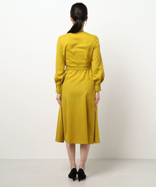 ANAYI（アナイ）の「ジョーゼットVネックワンピース（ワンピース