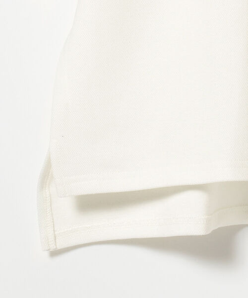 CAROLINA GLASER（カロリナ グレイサー）の「CAROLINA GLASER / ライン入り ポロシャツ（ポロシャツ・レディース・オフホワイト/ブラック・ONE SIZE）」の18枚目の写真