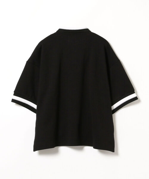 CAROLINA GLASER（カロリナ グレイサー）の「CAROLINA GLASER / ライン入り ポロシャツ（ポロシャツ・レディース・オフホワイト/ブラック・ONE SIZE）」の21枚目の写真