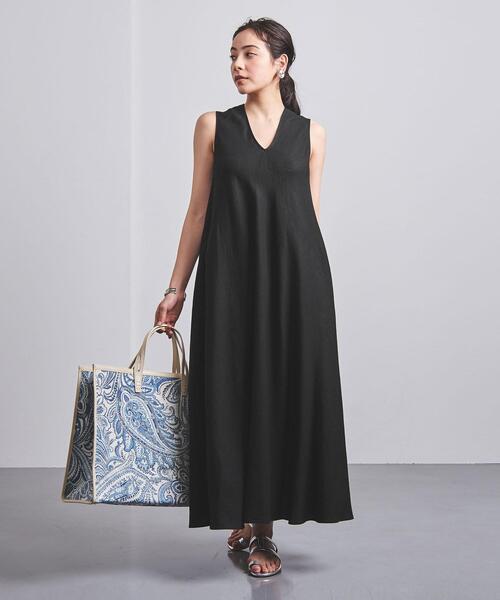 【試着のみ新品】UNITED ARROWS リネンワンピース25,300円の品 リネンライク ワンピース