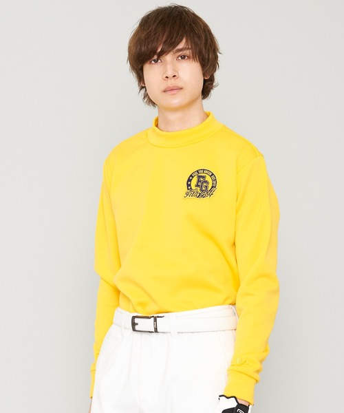 FILA(フィラ)の「【FILA GOLF/フィラゴルフ】ハイネック 長袖シャツ/裏起毛(その他トップス・メンズ・ブラック/イエロー/ネイビー/オフホワイト・M/LL/L)」の1枚目の写真