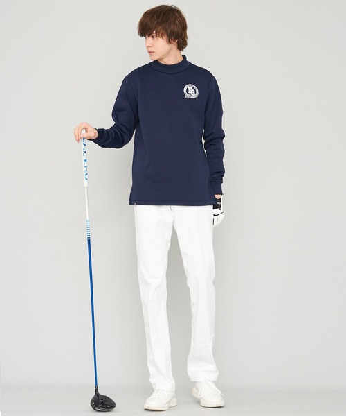 FILA(フィラ)の「【FILA GOLF/フィラゴルフ】ハイネック 長袖シャツ/裏起毛(その他トップス・メンズ・ブラック/イエロー/ネイビー/オフホワイト・M/LL/L)」の6枚目の写真