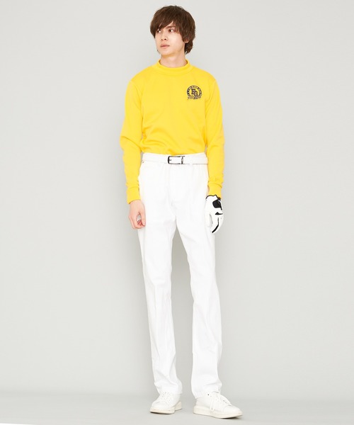 FILA(フィラ)の「【FILA GOLF/フィラゴルフ】ハイネック 長袖シャツ/裏起毛(その他トップス・メンズ・ブラック/イエロー/ネイビー/オフホワイト・M/LL/L)」の9枚目の写真