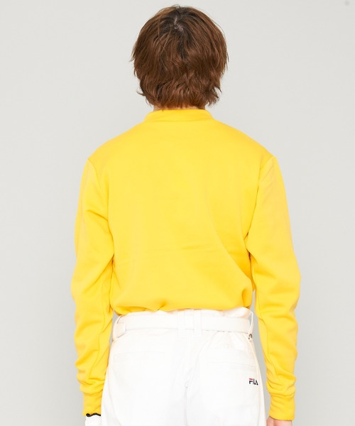 FILA(フィラ)の「【FILA GOLF/フィラゴルフ】ハイネック 長袖シャツ/裏起毛(その他トップス・メンズ・ブラック/イエロー/ネイビー/オフホワイト・M/LL/L)」の8枚目の写真