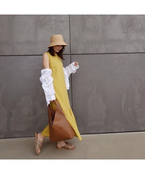 14+（イチヨンプラス）の「ラフィアブレードバケットハット（ハット・レディース・グレー/ナチュラル/キャメル/ピンク/ブラック/ベージュ・FREE）」の13枚目の写真