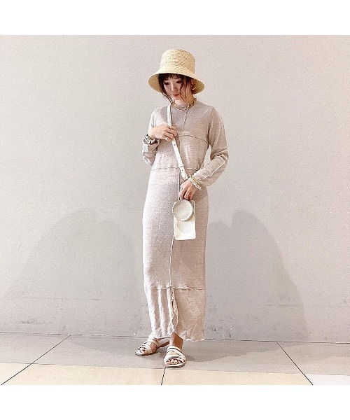 14+（イチヨンプラス）の「ラフィアブレードバケットハット（ハット・レディース・グレー/ナチュラル/キャメル/ピンク/ブラック/ベージュ・FREE）」の10枚目の写真