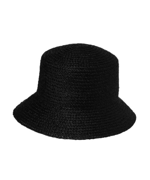 14+（イチヨンプラス）の「ラフィアブレードバケットハット（ハット・レディース・グレー/ナチュラル/キャメル/ピンク/ブラック/ベージュ・FREE）」の17枚目の写真