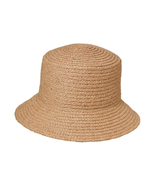 14+（イチヨンプラス）の「ラフィアブレードバケットハット（ハット・レディース・グレー/ナチュラル/キャメル/ピンク/ブラック/ベージュ・FREE）」の7枚目の写真
