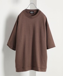 VALLIS by FACTOTUM | 【VALLIS by FACTOTUM】《別注》ビッグシルエット ソフトスウェット ハーフスリーブ クルーネックTシャツ(スウェット)