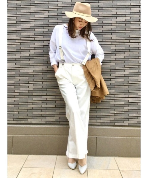 GAP（ギャップ）の「ワイドレッグ オーバーオール（サロペット