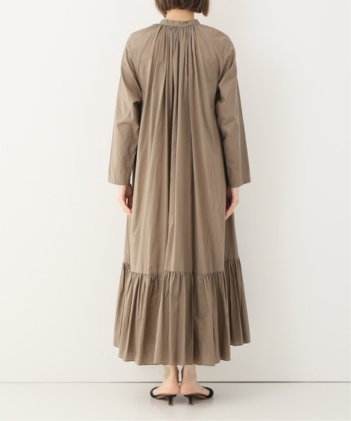 美品* plage ローンフレアワンピース キャメル38 ローンマキシワンピース（ワンピース）｜Plage（プラージュ）の