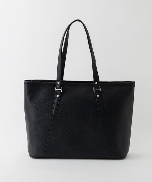 SEEKER（シーカー）の「【SEEKER別注】グレイン エンボスレザートート（トートバッグ・メンズ・ブラック/ダークブラウン/ネイビー・フリー）」の7枚目の写真