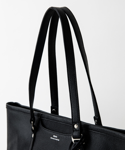 SEEKER（シーカー）の「【SEEKER別注】グレイン エンボスレザートート（トートバッグ・メンズ・ブラック/ダークブラウン/ネイビー・フリー）」の8枚目の写真